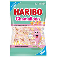 Haribo Chamallows Twirlies zefīri 200g | Multum