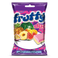 TAYAS Fruity Duo karameles ar arbūza un tropisko augļu garšu 200g | Multum