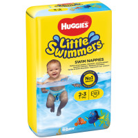 HUGGIES Little Swimmers autiņbiksītes peldēšanai #2-3, 3-8kg, 12gab | Multum