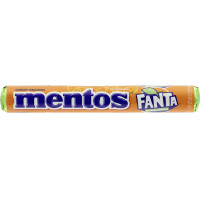 MENTOS Fanta dražejas ar apelsīnu garšu 38g | Multum