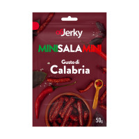 OBJERKY MiniSalami Calabria cūkgaļas un liellopu gaļas pikantās desiņas 50g | Multum