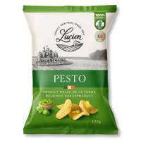 Lucien Classic kartupeļu čipsi ar pesto garšu 125g | Multum
