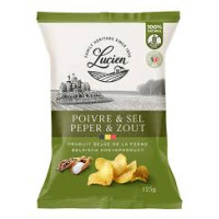 Lucien Classic kartupeļu čipsi ar pipariem un sāli 125g | Multum