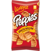 LORENZ PEPPIES kviešu uzkoda ar bekona garšu 75g | Multum