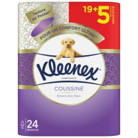 KLEENEX Coussine 3 slāņu tualetes papīrs 24 ruļļi | Multum