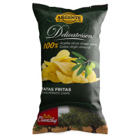 PAPAS ARGENTE “Delicatessen” kartupeļu čipsi ar augstākā labuma pirmā spieduma olīveļļu 160g | Multum