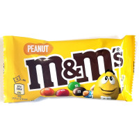 M&M's šokolādes dražejas ar zemesriekstiem 45g | Multum