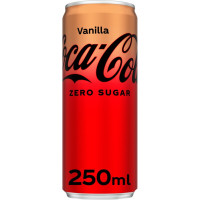 COCA-COLA Zero Vanilla, bundžā 250ml | Multum