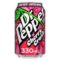 DR.PEPPERR UK Zero Cherry Crush, bundžā 330ml | Multum