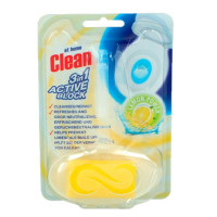 AT HOME Active tualetes skalošanas bloks ar citronu smaržu 40g | Multum