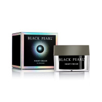 BLACK PEARL nakts krēms sejas ādai ar pērļu pulveri un Nāves jūras minerāliem 50ml | Multum