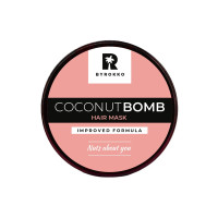 BYROKKO Shine Brown Coconut Bomb matu maska ar kokosriekstu eļļu 180g | Multum