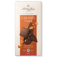 ANTHON BERG tumšā šokolādes tāfelīte ar karameļu gabaliņiem  80g | Multum