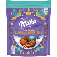 MILKA šokolādes konfektes ar karameļu pildījumu 90g | Multum