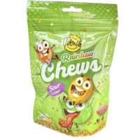TOBIES Sour Rainbow Chews košļājmās konfektes 120g | Multum
