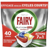 FAIRY Platinum Plus All in 1 Lemon trauku mazgāšanas kapsulas 40gab | Multum