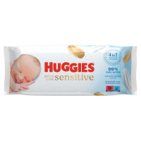 HUGGIES Extra Care Sensitive mitrās salvetes 56gab | Multum