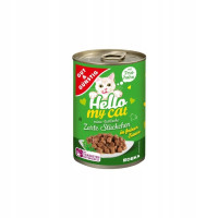 G&G Hello my cat slapjā kaķu barība ar tītaru 415g | Multum