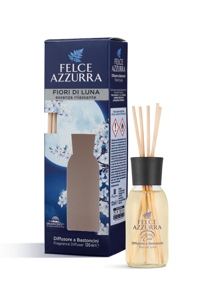 FELCE AZZURRA Moon Flower telpu aromāts ar kociņiem 120ml | Multum