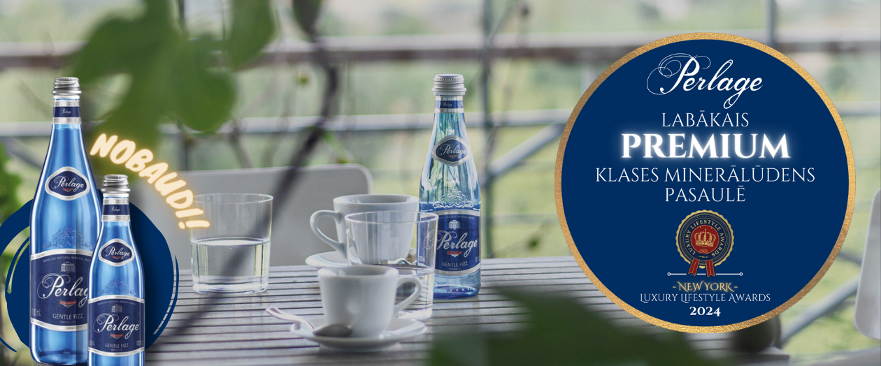 Perlage dabīgs minerālūdens, izcils, garšīgs minerālūdens