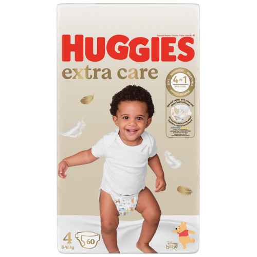 Huggies Extra Care autiņbiksītes mazuļiem #4 8-16kg, 60gb | Multum
