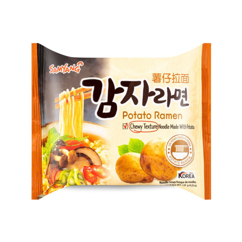 SAMYANG Potato Ramen nūdeles 120g | Multum