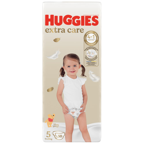Huggies Extra Care autiņbiksītes #5 15-22kg, 50gab | Multum