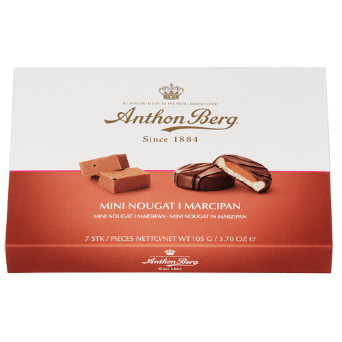 Anthon Berg marcipāns ar nugas krēmu un šokolādes pārklājumu 105g | Multum