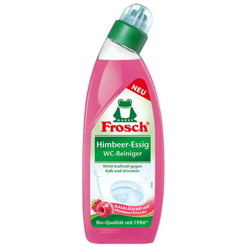 FROSCH Himbeer Essig tualetes poda tīrīšanas līdzeklis ar aveņu aromātu 750ml | Multum