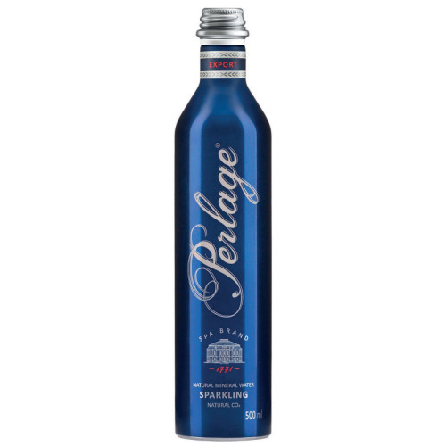 PERLAGE viegli gāzēts minerālūdens, Alumīnija pudelē 500ml | Multum