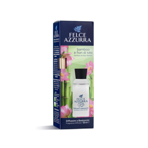 FELCE AZZURRA Bamboo & Lotus telpu aromāts ar kociņiem 120ml | Multum