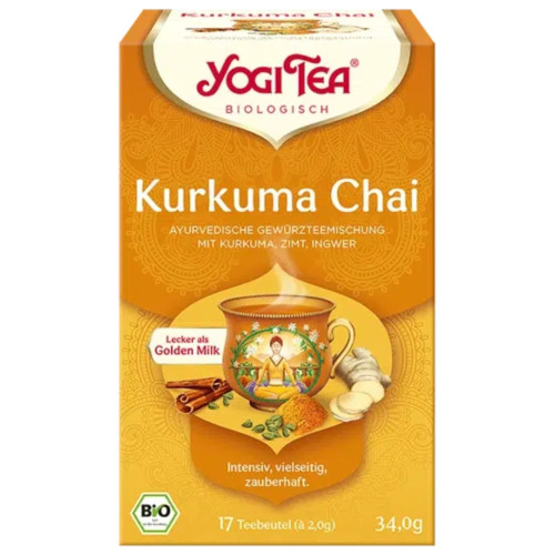 YOGI TEA tēja ar kurkumu 34g | Multum