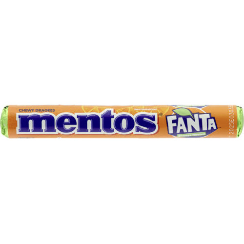 MENTOS Fanta dražejas ar apelsīnu garšu 38g | Multum