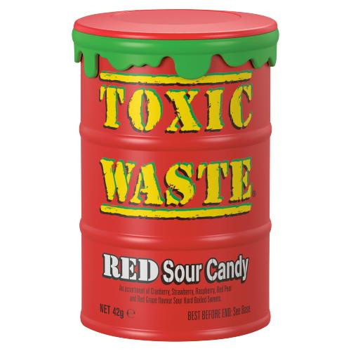 TOXIC WASTE Red Drum skābās konfektes 42g | Multum