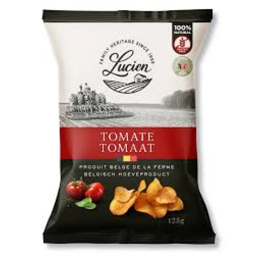 Lucien Classic kartupeļu čipsi ar tomātu garšu 125g | Multum