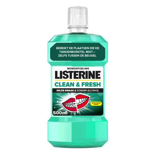 LISTERINE Clean&Fresh mutes skalošanas līdzeklis 500ml | Multum