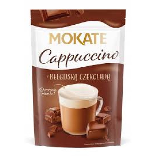 MOKATE Cappuccino, beļģu šokolādes 110g | Multum