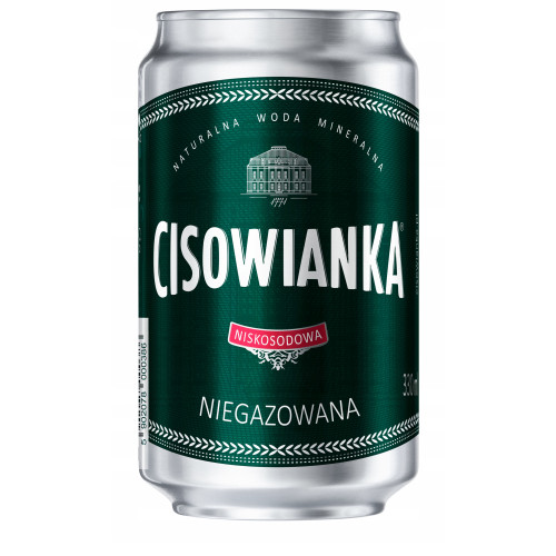 CISOWIANKA negāzēts minerālūdens, bundžiņā 330ml | Multum