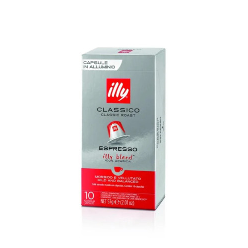 ILLY Classico Medium Roast Nespresso kafijas kapuslas (10) 57g | Multum
