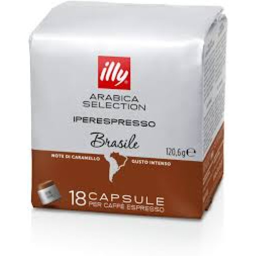 ILLY Iperespresso  melna kafija, Brazil kapsulās (18) 120.6g | Multum