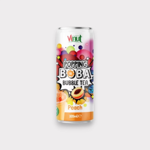 VINUT Popping Bubble tea persiku 320ml | Multum