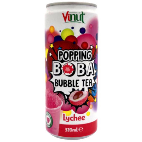 VINUT Popping Bubble tea līčiju 320ml | Multum