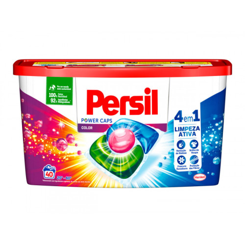 PERSIL 4in1 Power Caps Color veļas mazgāšanas kapsulas 40gab | Multum
