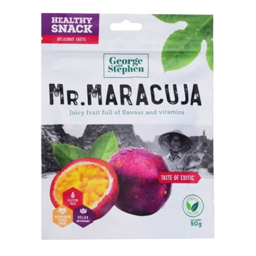 GEORGE & STEPHEN Mr.Marakuja, žāvēta pasiflora, gabaliņos 50g | Multum
