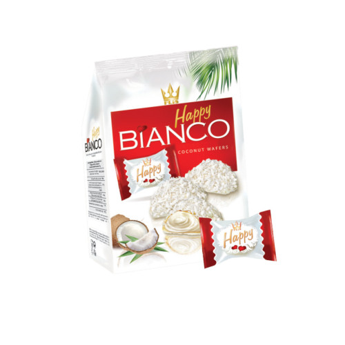 HAPPY vafelītes ar kokosriekstu krēmu 140g | Multum