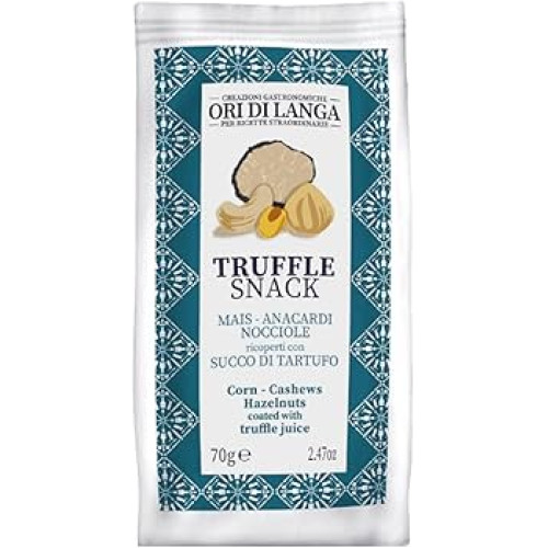 ORI DI LANGA Truffle Snack, riekstu uzkodas ar trifeļu sulu (Tuber aestivum Vitt.) 70g | Multum