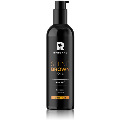 BYROKKO Shine Brown Oil iedegumu veicinoša eļļa ķermenim 150ml | Multum