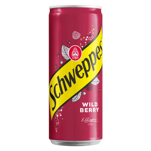 SCHWEPPES Wild Berry, bundžā 330ml | Multum