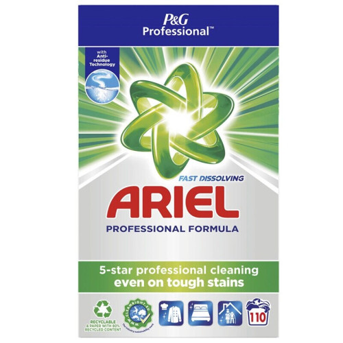 ARIEL Regular Professional veļas mazgāšanas pulveris (110x) 7,15kg | Multum