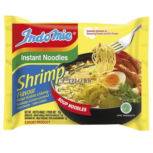 INDOMIE Shrimp nūdeles 70g | Multum